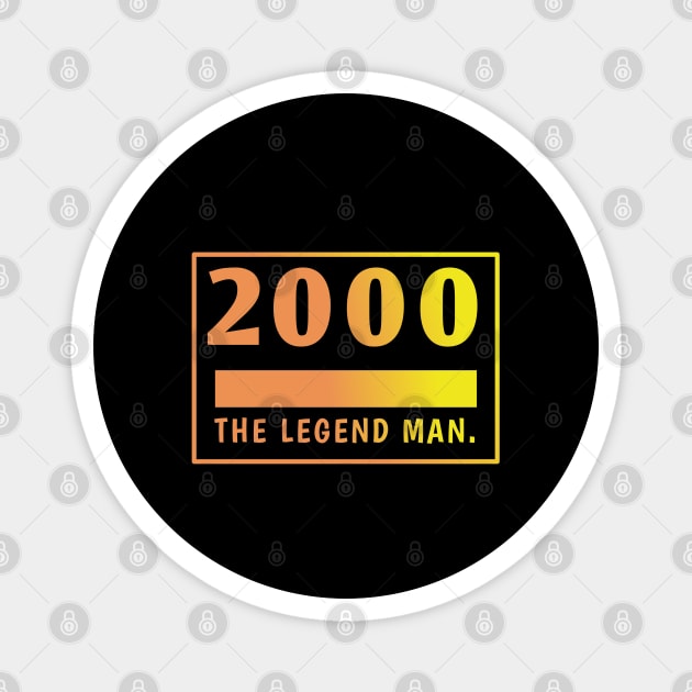 2000 birthday Magnet by BlackMeme94